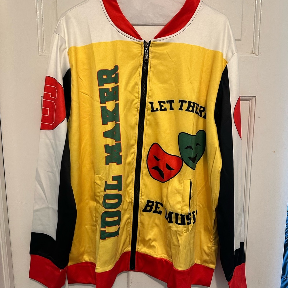 Salt N Pepa Colorful Graphic Zip-Up Jacket